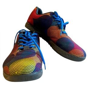 NOBULL Women’s Trainer Shoes – Colorful Dot Print – Size 8.5